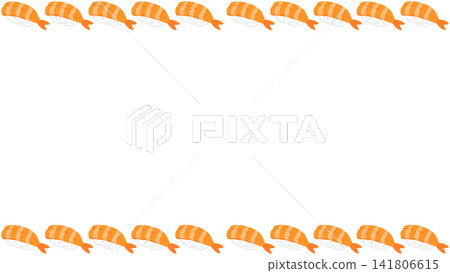 Shrimp sushi frame Shrimp sushi frame 141806615