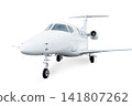 Modern private jet isolated on white background 141807262
