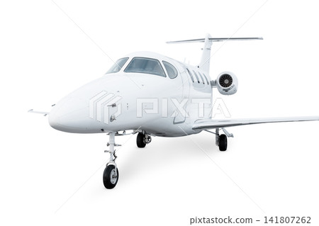 Modern private jet isolated on white background Modern private jet isolated on white background 141807262