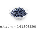 Fresh blueberries placed against a white background Fresh blueberries placed against a white background 141808890
