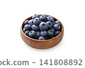 Fresh blueberries placed against a white background Fresh blueberries placed against a white background 141808892