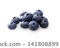 Fresh blueberries placed against a white background Fresh blueberries placed against a white background 141808899