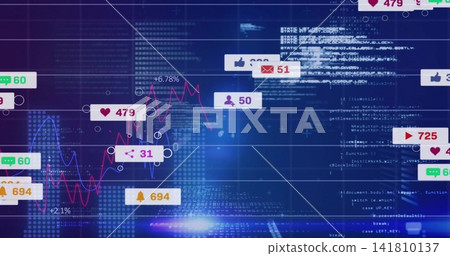 Displaying social media badges with counters on analytics screen with code, showing live graphs Displaying social media badges with counters on analytics screen with code, showing live graphs 141810137