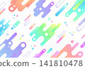 Colorful geometric pattern background material, gradient, pop, technology, rainbow, multicolor 141810478