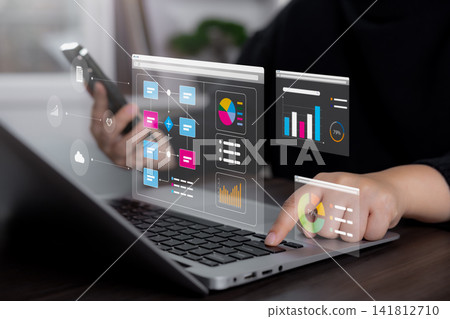 Business Process Automation and Workflow Analytics Dashboard Business Process Automation and Workflow Analytics Dashboard 141812710