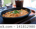 Pasta in a plastic container Pasta in a plastic container 141812980