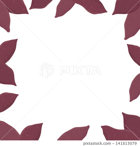 Sweet potato transparent frame 4_square Sweet potato transparent frame 4_square 141813079