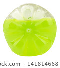 bottle Green Apple Soda isolated on white background 141814668