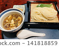 秋田特產：稻庭烏龍麵佐溫熱蘑菇沾醬 141818859