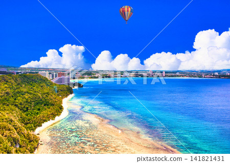 The beautiful view of Tumon Bay from Two Lovers Point The beautiful view of Tumon Bay from Two Lovers Point 141821431