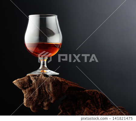 Whiskey on weathered driftwood. Whiskey on weathered driftwood. 141821475