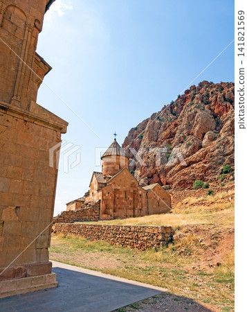 Historic Noravank Monastery with stone structures Historic Noravank Monastery with stone structures 141821569