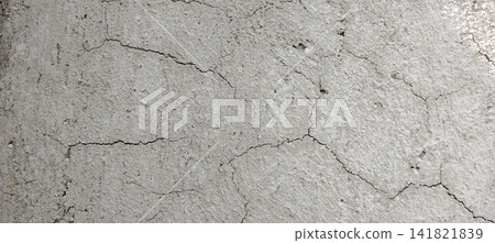 Fine Cracked Light Grey Stucco Surface Fine Cracked Light Grey Stucco Surface 141821839