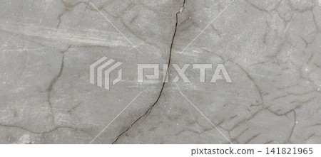 Vertical cracks on smooth gray concrete surface Vertical cracks on smooth gray concrete surface 141821965