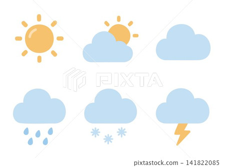 weather simple icon, weather forecast weather simple icon, weather forecast 141822085