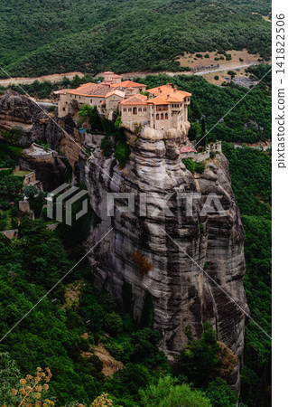 Great Monastery of Varlaam on the high rock in Meteora, Thessaly, Greece Great Monastery of Varlaam on the high rock in Meteora, Thessaly, Greece 141822506