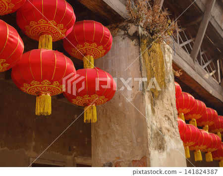 Lhong 1919 Chinese New Year Festive Decorations Bangkok Lhong 1919 Chinese New Year Festive Decorations Bangkok 141824387