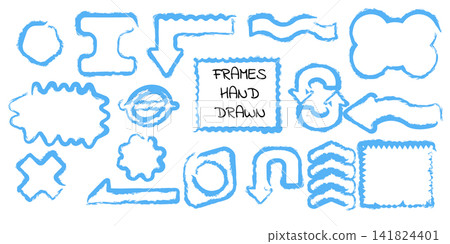 Shapes in various colors placed on a white background showing different designs and forms Shapes in various colors placed on a white background showing different designs and forms 141824401