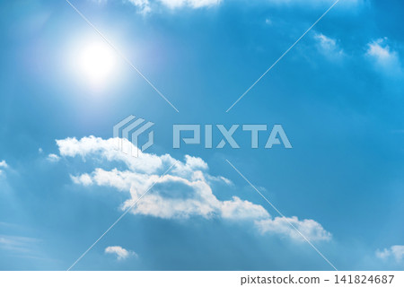 Sun on the blue sky Sun on the blue sky 141824687