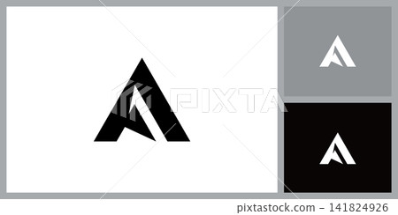 Letter A Initial Symbol Vector Template Letter A Initial Symbol Vector Template 141824926