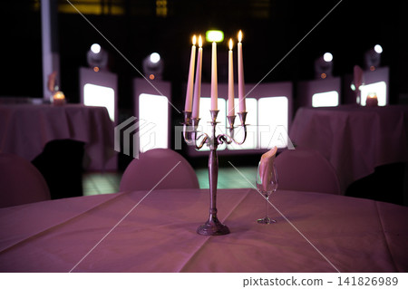 Gourmet dining experience with exquisite dish presentation. Fine wedding dining and culinary art. Gourmet dining experience with exquisite dish presentation. Fine wedding dining and culinary art. 141826989