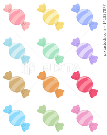 Cute Kawaii Pastel Heart Star Candy Set 12 Colors Cute Kawaii Pastel Heart Star Candy Set 12 Colors 141827077