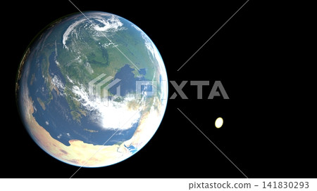 Earth and outer space Earth and outer space 141830293