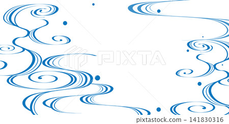 Background with a continuous flowing water pattern Background with a continuous flowing water pattern 141830316