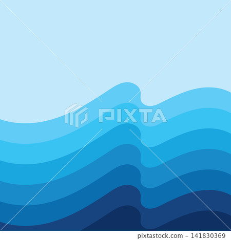 Abstract Water wave vector illustration design background Abstract Water wave vector illustration design background 141830369