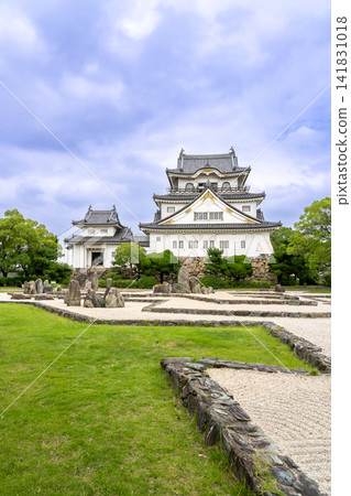 Kishiwada Castle Honmaru and the Eight Formations Garden in Kishiwada City, Osaka Prefecture Kishiwada Castle Honmaru and the Eight Formations Garden in Kishiwada City, Osaka Prefecture 141831018
