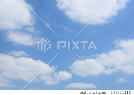 天藍色的天空背景素材 天藍色的天空背景素材 141831318