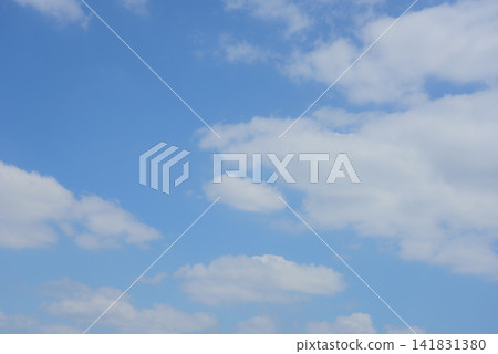 天藍色的天空背景素材 天藍色的天空背景素材 141831380