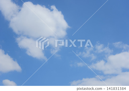 天藍色的天空背景素材 天藍色的天空背景素材 141831384