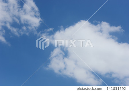 天藍色的天空背景素材 天藍色的天空背景素材 141831392