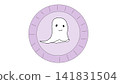 Halloween ghost cake 141831504