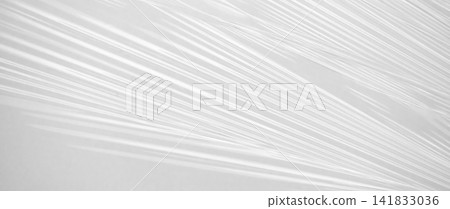 Abstract white plastic film wrap texture background Abstract white plastic film wrap texture background 141833036