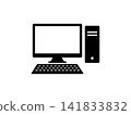 Desktop computer icon 141833832