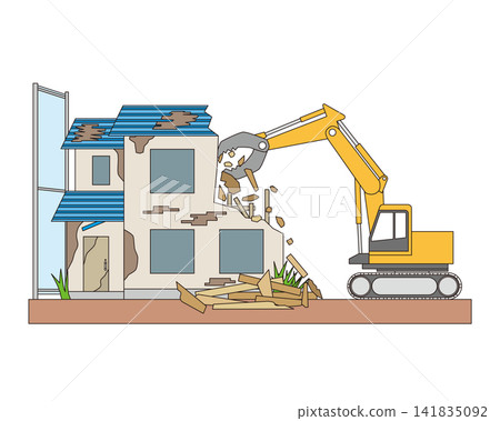 木屋的拆遷工作 木屋的拆遷工作 141835092