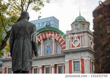 Hajime Seki statue by Osaka City Central Public Hall, Japan. Hajime Seki statue by Osaka City Central Public Hall, Japan. 141835749