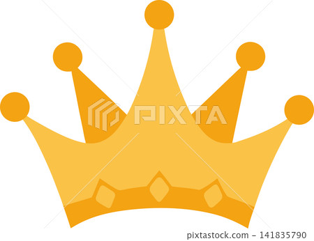 Cartoon illustration of crown vector icon for web design Cartoon illustration of crown vector icon for web design 141835790