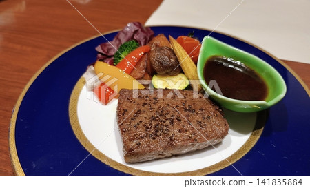 Kumamoto specialty: Akaushi beef steak Kumamoto specialty: Akaushi beef steak 141835884