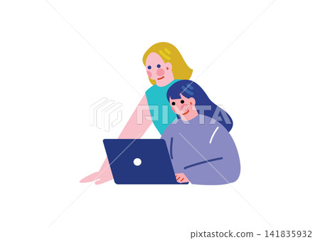 國際學生參加治療課程的插圖。 國際學生參加治療課程的插圖。 141835932