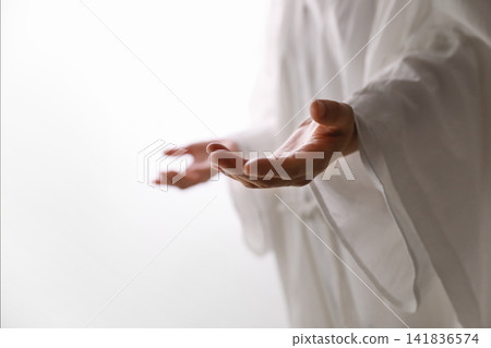 God's merciful hand giving love, hope, and peace, the resurrection of Jesus Christ and Easter background God's merciful hand giving love, hope, and peace, the resurrection of Jesus Christ and Easter background 141836574