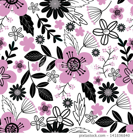 embroidery, floral, flowers 141836840