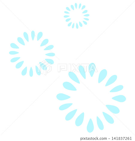 淺藍色多瓣花 淺藍色多瓣花 141837261