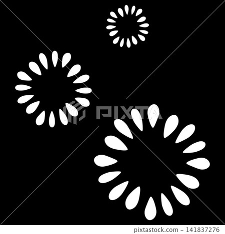 White flower with many petals White flower with many petals 141837276