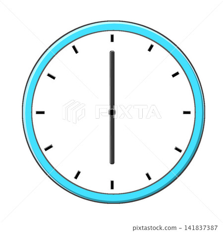 時鐘6點鐘 時鐘6點鐘 141837387