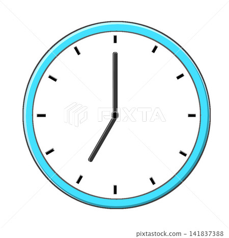 時鐘7點鐘 時鐘7點鐘 141837388