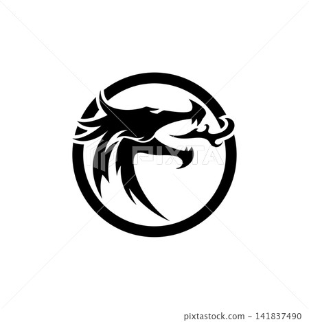 Dragon logo template Dragon logo template 141837490