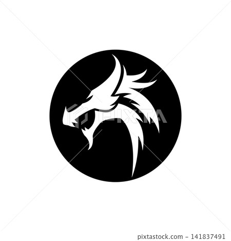 Dragon logo template Dragon logo template 141837491